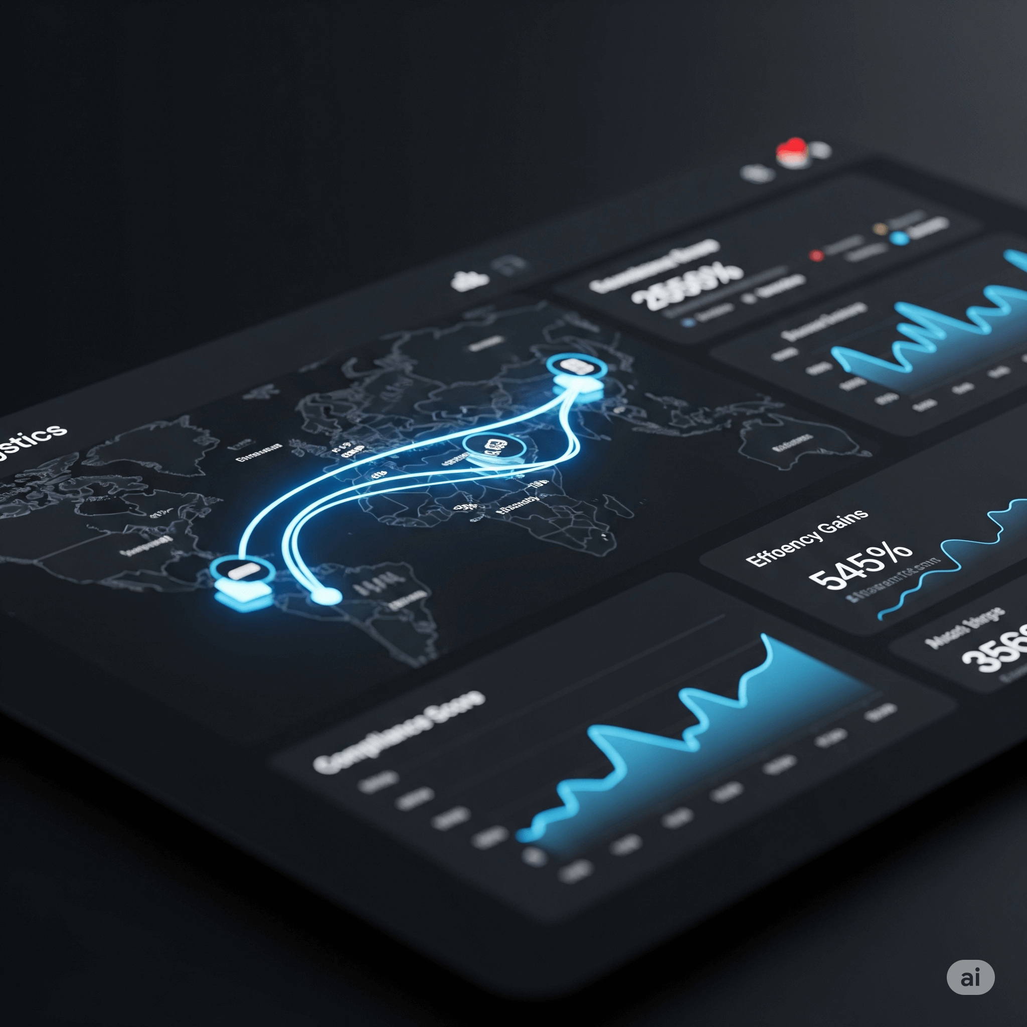 Logistics Dashboard UI